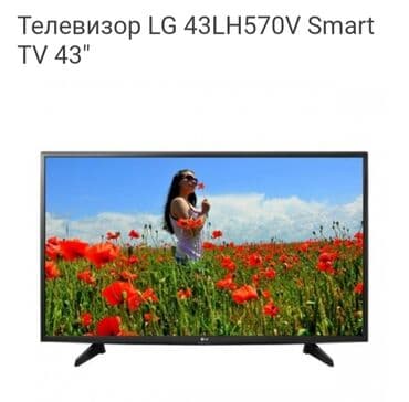İşlənmiş Televizor LG 43" FHD (1920x1080), Ünvandan götürmə, Ödənişli çatdırılma