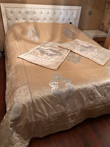 одноразовые простыни бишкек: Для кровати Б/у цвет - Бежевый Покрывало, Самовывоз — 3