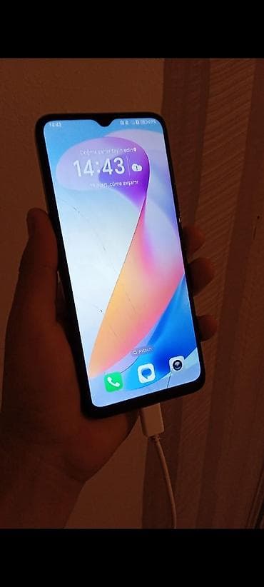 iphone 13 satış: Honor X6a, 128 GB, rəng - Qara, Sensor, Barmaq izi, Simsiz şarj — 4