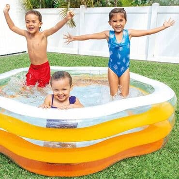 Hovuz Бассейн Pool İntex 185x180x53 sm Bağ və həyət üçün ideal hovuz