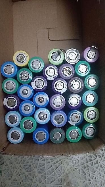 18650 tipli Li‑ion akkumulayatorlar dəsti - Tip: silindrik 18650