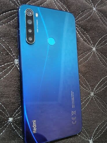 samsung note 1: Redmi Note 8, 64 GB, rəng - Mavi, Barmaq izi — 1