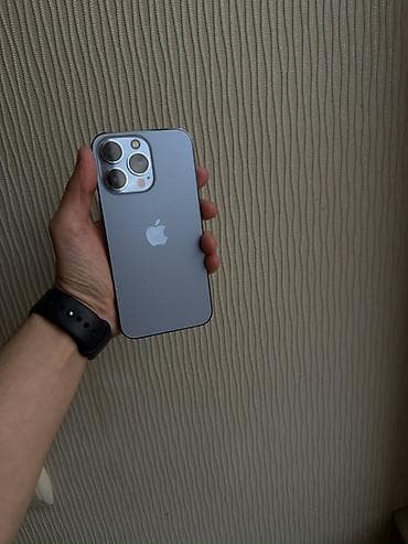 IPhone 13 Pro, 128 GB, Sierra Blue, Simsiz şarj, Face ID