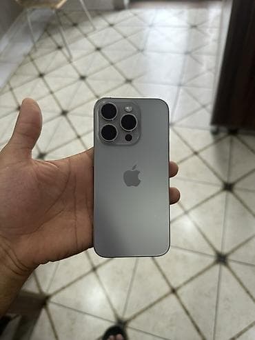 ipone 7 plus: IPhone 15 Pro, 256 GB, Natural Titanium, Simsiz şarj, Face ID — 1