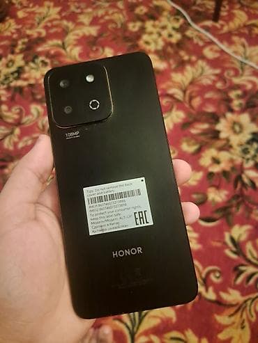 Honor X7c, 128 GB, rəng - Qara, Barmaq izi