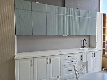 keci sudu satilir: F99Mebran Mətbəx mebeli satılır 1100₼. Vitrin malıdır. Üzəri tökmə — 1