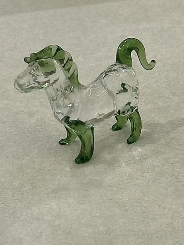 bronza fiqurlar: Fiqur, Şüşə, rəng - Yaşıl — 1