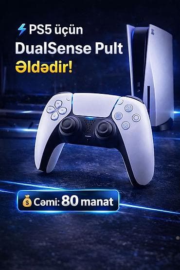 🎮 PlayStation Pultları Satışı! Oyun zövqünü maksimuma çıxar 🔥 Hər