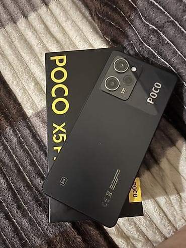 pocophone f3: Poco X5 Pro 5G, 256 GB, rəng - Qara, Barmaq izi — 1