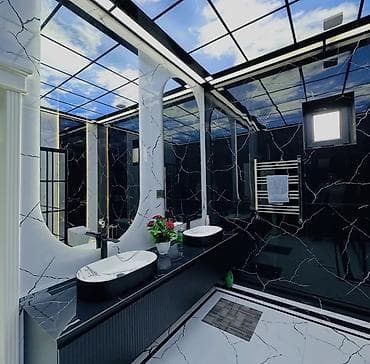 Натяжные потолки: LED işıqlı naplak/gergi tavan və duş kabinlərinin hazırlanması və — 1