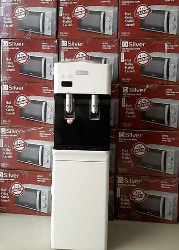 Dispenser su kuleri Silver Yeni model Türk markasi Isti ve soyuq su — 2