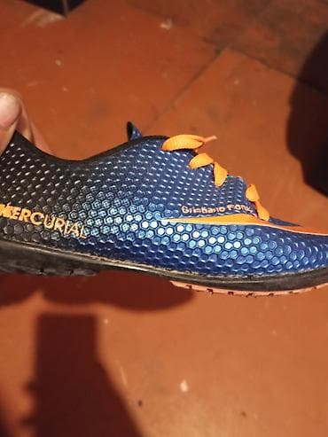 Uşaq ayaqqabıları: Rəng - Mavi Krossovkalar, Nike, Ölçü: 32, Oğlan üçün — 2