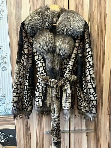 Норковая шуба. Натуральный мех. Размер 40(L) - 300 AZN