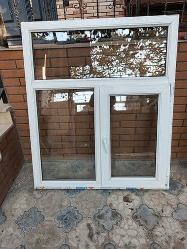 Darvazalar və aksesuarlar: PVC pəncərə bloku keyfiyyətli PVC marka TAURUS - Material: ağ PVC — 1