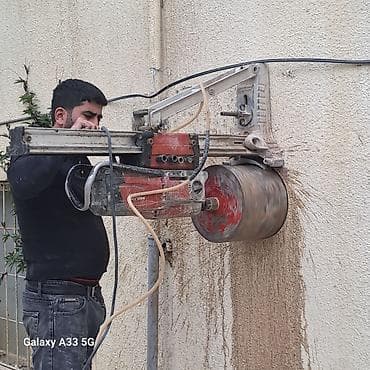 qapi ve pencere: Beton kəsimi və deşmə xidməti - Armaturlu beton, daş və kərpic — 2
