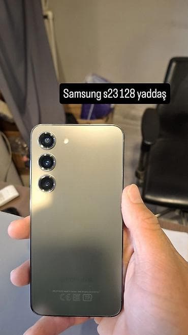 samsung 06: Samsung Galaxy S23, 128 GB, rəng - Yaşıl, Sensor, Barmaq izi, Simsiz şarj — 1