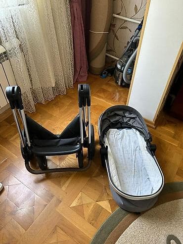 Uşaq arabası 2‑si 1‑də (körpə beşiyi + oturacaq bloku) - Rəng