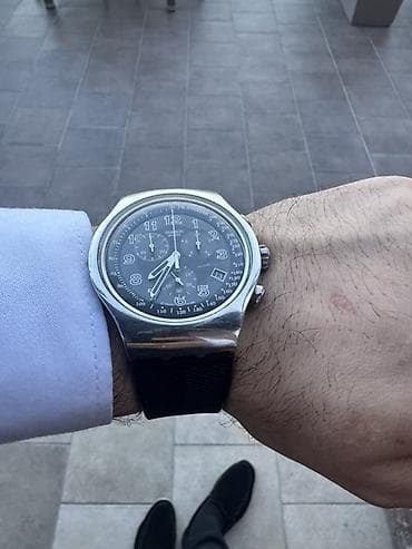bil: Swatch Irony Chronograph qol saatı - Model: Swatch Irony Chronograph — 1