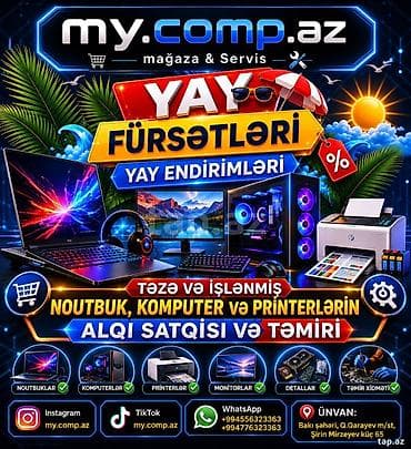 Salam! my.comp.az-a xoş gəlmisiniz. Noutbuk və kompüterinizdə problem