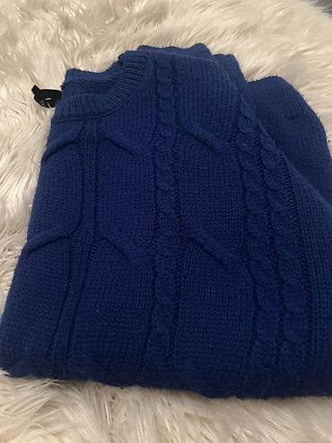 Свитера: Мужской свитер, Defacto, L, цвет - Синий — 3