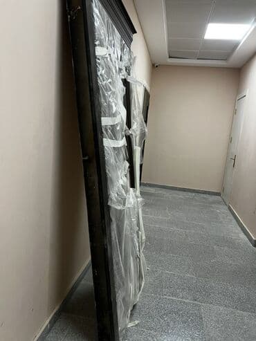 Lak-boya məhsulları: Dəmir giriş qapısı - Material: polad/dəmir konstruksiya, taxta — 4