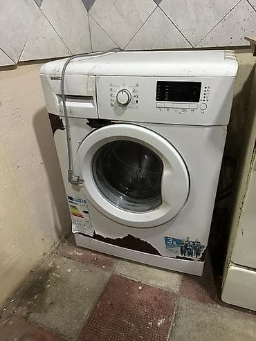 Ремонт стиральных машин: Beko önyükləməli paltaryuyan maşın isleyir hec bir problemi yoxdu — 1
