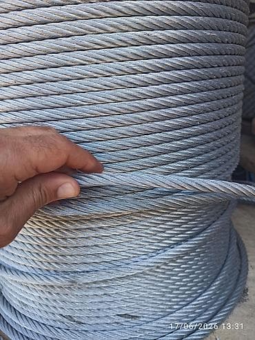 Металлические тросы: Məhsul: Sinklənmiş polad tros (E.G. Steel Wire Rope) - Konstruksiya — 9