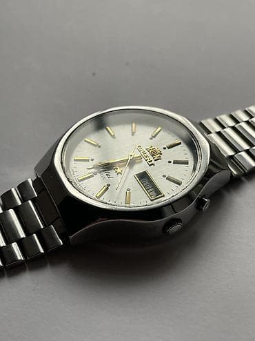 casio edifice saat: İşlənmiş, Qol saatı, Orient, rəng - Boz — 4