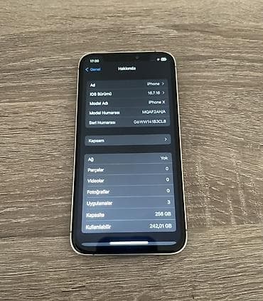 IPhone X, 256 GB, Gümüşü, Qırıq — 3