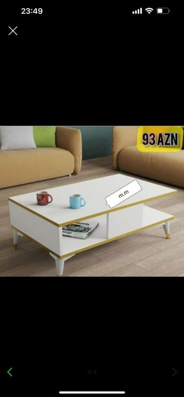 ders stol: Jurnal masası, Yeni, Açılmayan, Laminat, Dördbucaq masa — 26