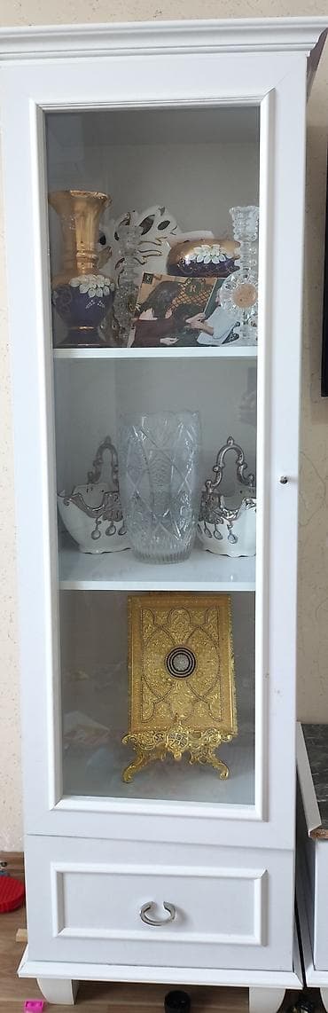 Şüşəli dolab vitrini