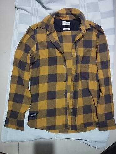 orus koynekler: Köynək, PULL&BEAR, M, rəng - Sarı — 1