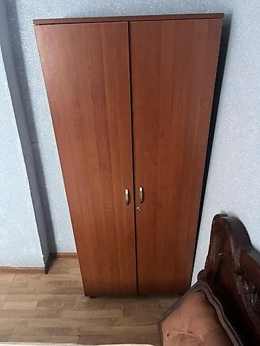 tək qorka: 2 qapılı, Təkərli, Qəhvəyi, Taxta, Açılan, Düz dolab — 3