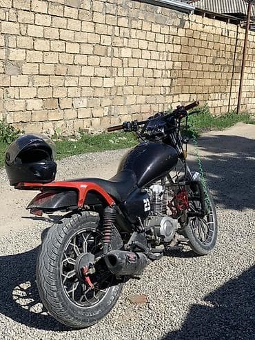 passat diskleri: Motosiklet – kafe-reyser üslubunda kustom - Rəng: qara/qırmızı — 5