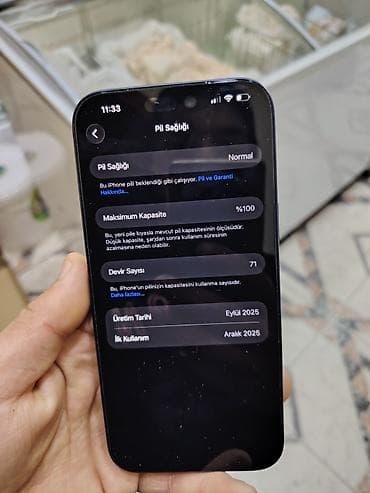 dubay telefonlari: IPhone 17 Pro Max, 256 GB, Mavi, Face ID — 7