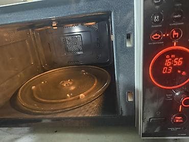 mikrodalqali soba: Mikrodalğalı soba Samsung, Ayrıca dayanan, Qril ilə, rəng - Gümüşü — 7