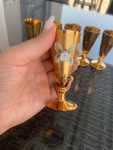 xurusdal qablar: Qədəhlər, 6 ədədli dəst — 3