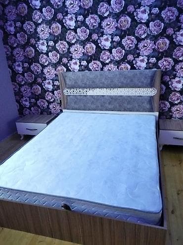 komod mebel: Двуспальная кровать, 2 тумбы, Германия, Новый — 9