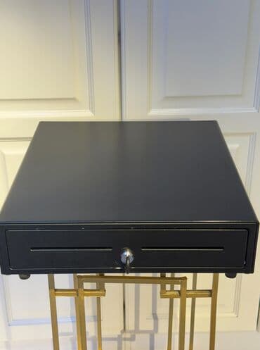 POS kassanın pul çekmecəsi - Material: möhkəm metal gövdə, qara rəng