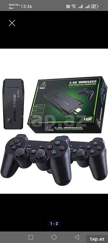 gitara simi: 2.4G Wireless Controller Gamepad – Lite versiyası Xüsusiyyətlər: - — 2