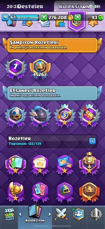 top messi: Clash Royale hesabı – güclü kolleksiya və yüksək göstəricilər - Kral — 6