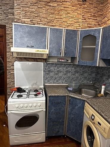 pec qaz: Mətbəx mebeli dəsti - Künc yerləşimli modul konstruksiya - Üst və alt — 2