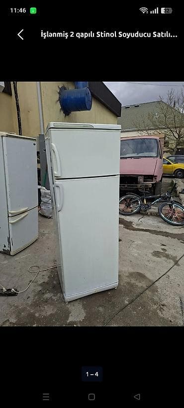 soyuducu marojna: İşlənmiş 2 qapılı Stinol Soyuducu Satılır, rəng - Ağ — 2