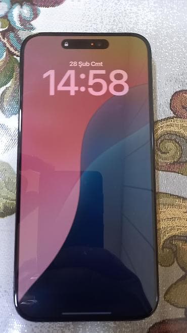 IPhone 15 Pro Max, 256 GB, Qara, Face ID lalafo.az -da IPhone 15 Pro Max, 256 GB, Qara, Face ID