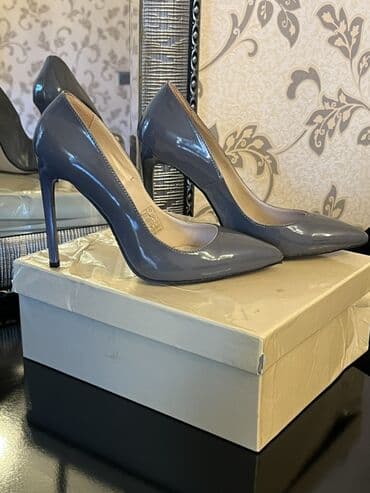 Tuflilər, Ölçü: 38, rəng - Boz, Yeni