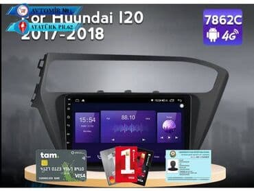 maşın manitoru: Hyundai i20 17-18 android monitor 🚙🚒 ünvana və bölgələrə ödənişli — 3