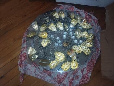 led isiqlar tavan ucun: Led Çılçıraq, 4 və daha çox lampa, Metal — 4