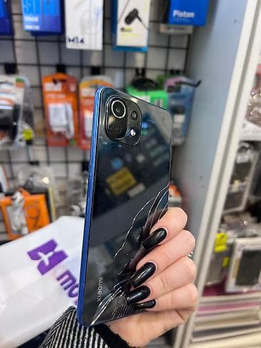 Xiaomi Mi 11 Lite, 128 GB, rəng - Göy, 
 Qırıq