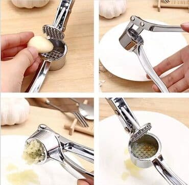 sarımsaq: Sarımsaq ezen
Çox keyfiyyetli
Ağır
Paslanmayan — 1