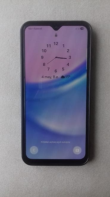 byd adapter: Samsung Galaxy A15, 128 GB, rəng - Göy, Barmaq izi, İki sim kartlı — 3